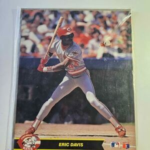 1990 CMC Eric Davis Cincinnati Reds MLB Action Photo Series No. 1